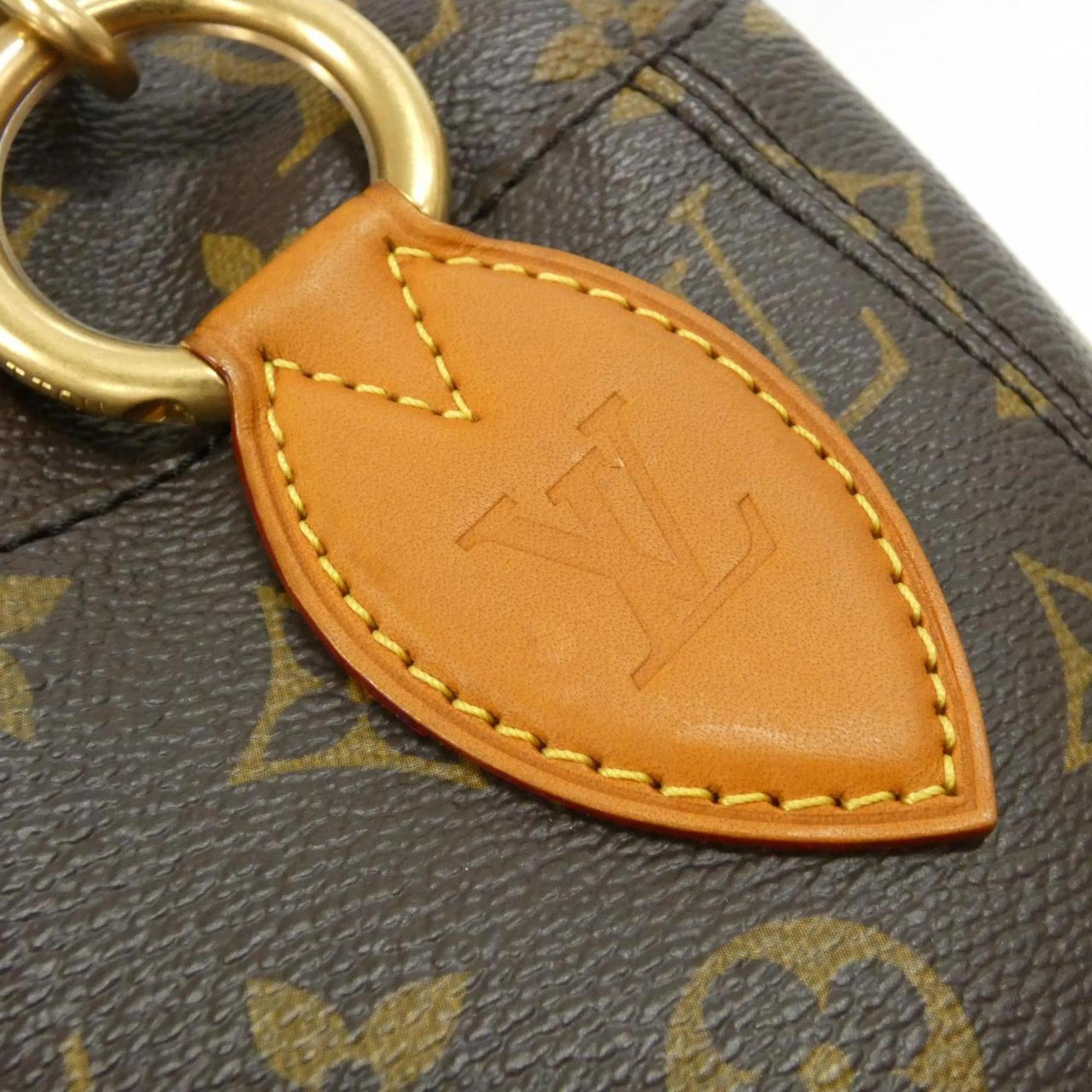 Louis Vuitton Monogram Marron Coated Canvas Handbag Shoulder Bag (Pre-Owned)