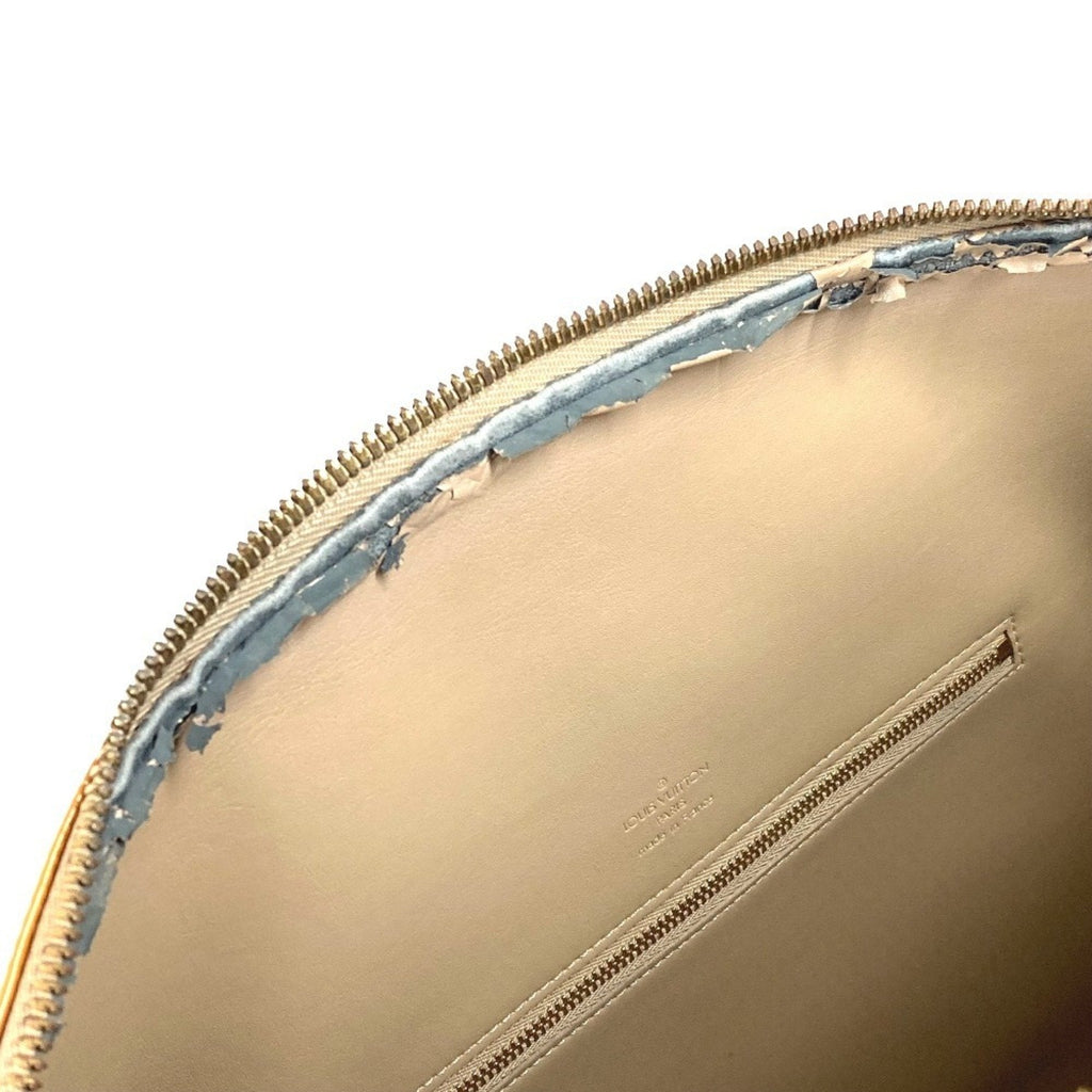 Louis Vuitton Beige Galle Monogram Vernis Boston Bag (Pre-Owned)