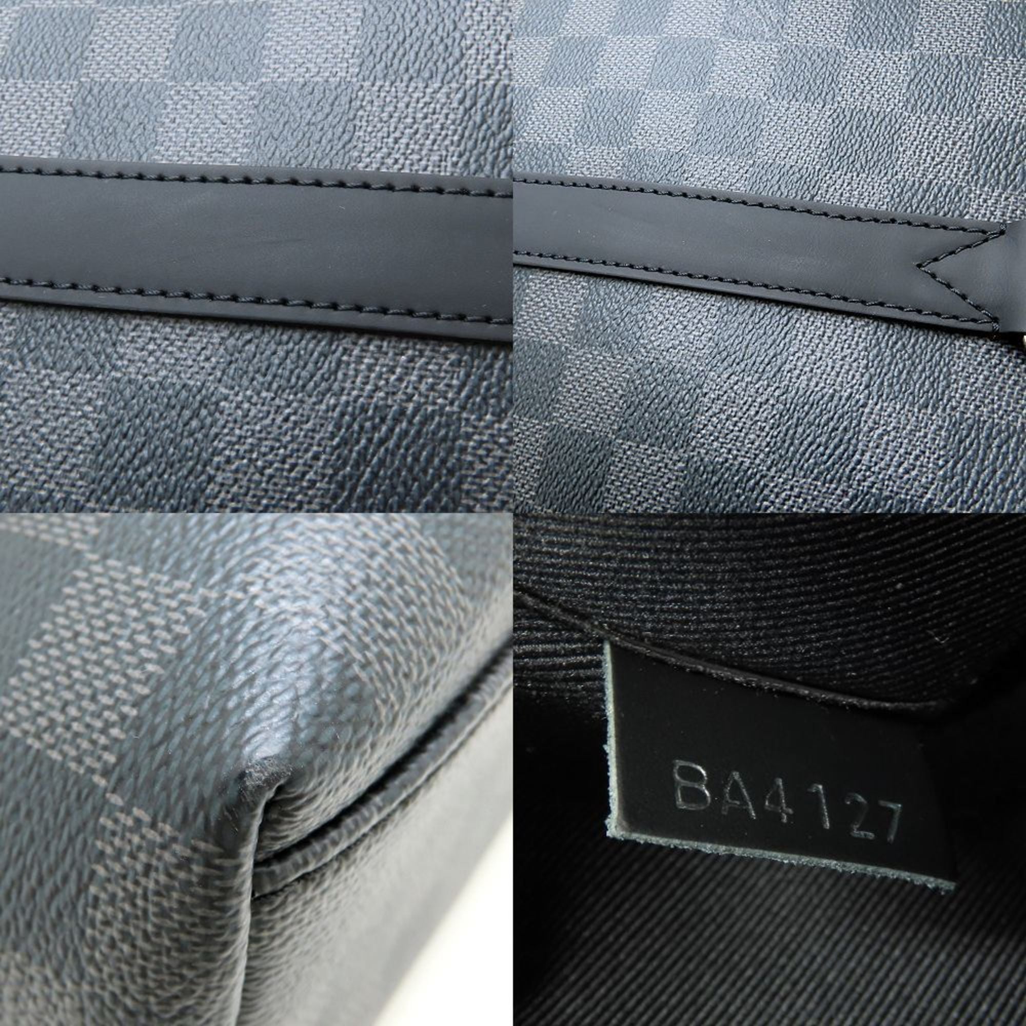 Louis Vuitton Black Damier Graphite Gray Damier Graphite Tote Bag (Pre-Owned)