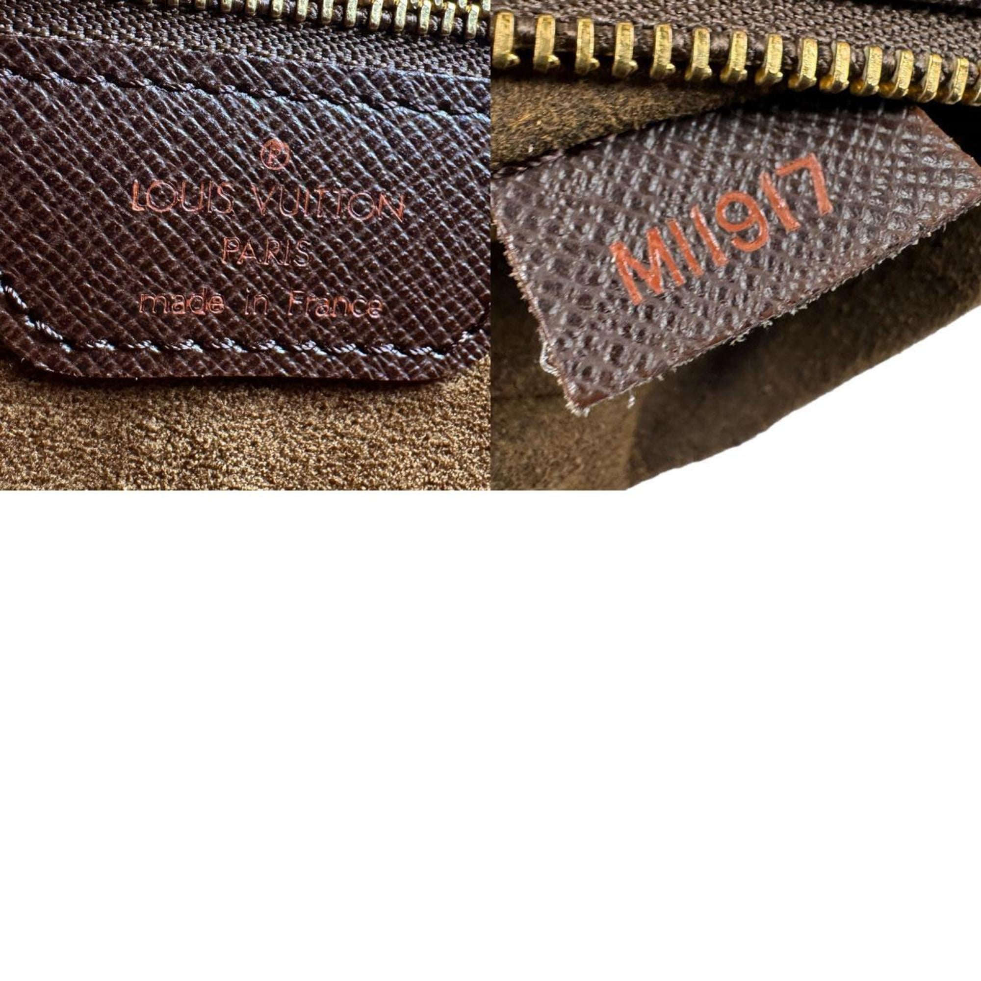 Louis Vuitton Ebene Damier Canvas Handbag (Pre-Owned)