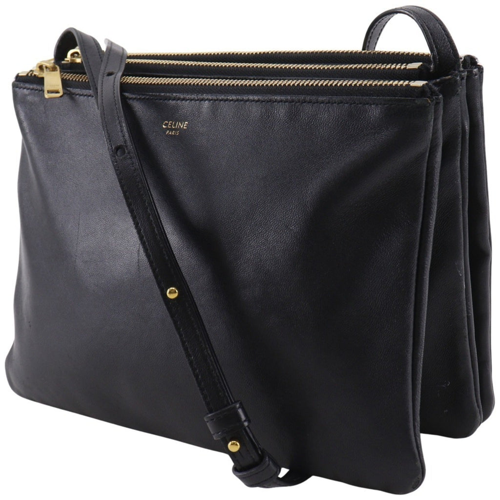 Trio Crossbody Bag Leather Large