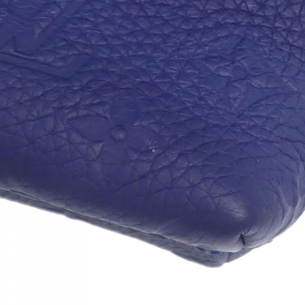 Louis Vuitton Taurillon Blue Nuit Leather Shoulder Bag (Pre-Owned)
