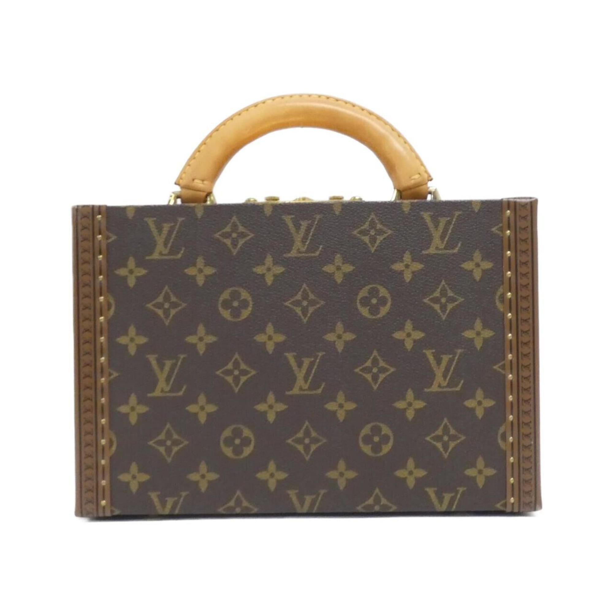 Louis Vuitton Brown Coated Canvas Attaché Case (Pre-Owned)