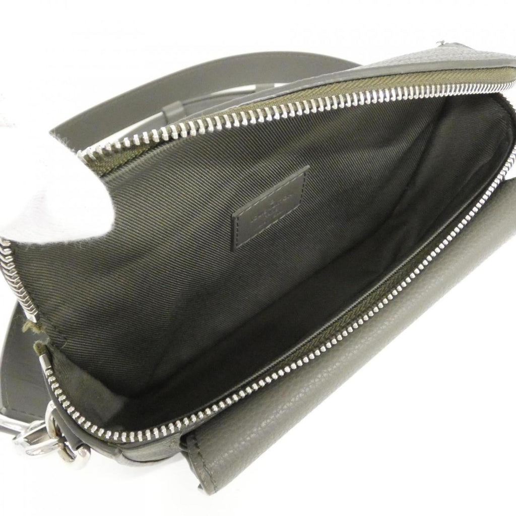 Louis Vuitton Khaki Leather Shoulder Bag (Pre-Owned)