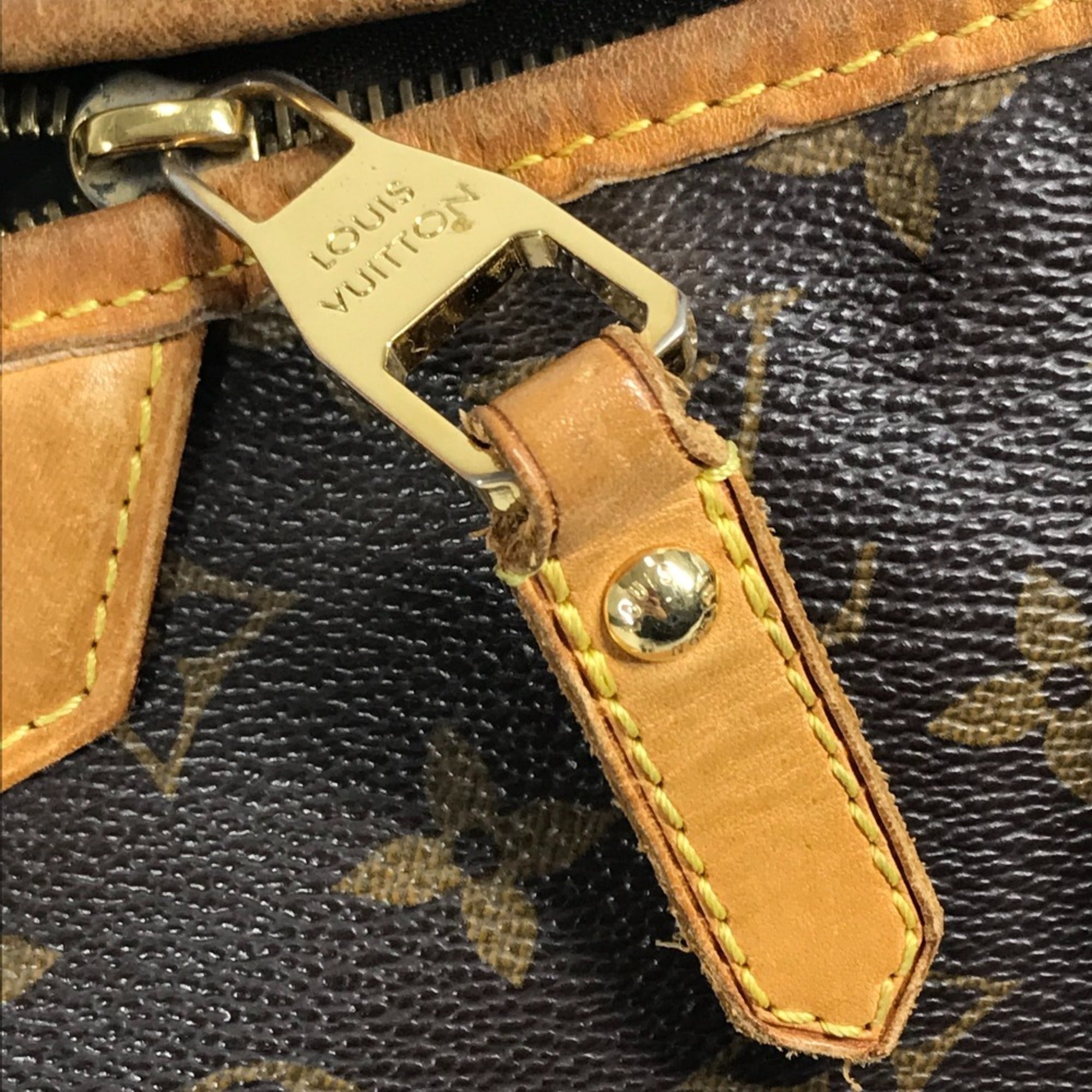 Louis Vuitton Brown Monogram Shoulder Bag Tote Bag (Pre-Owned)