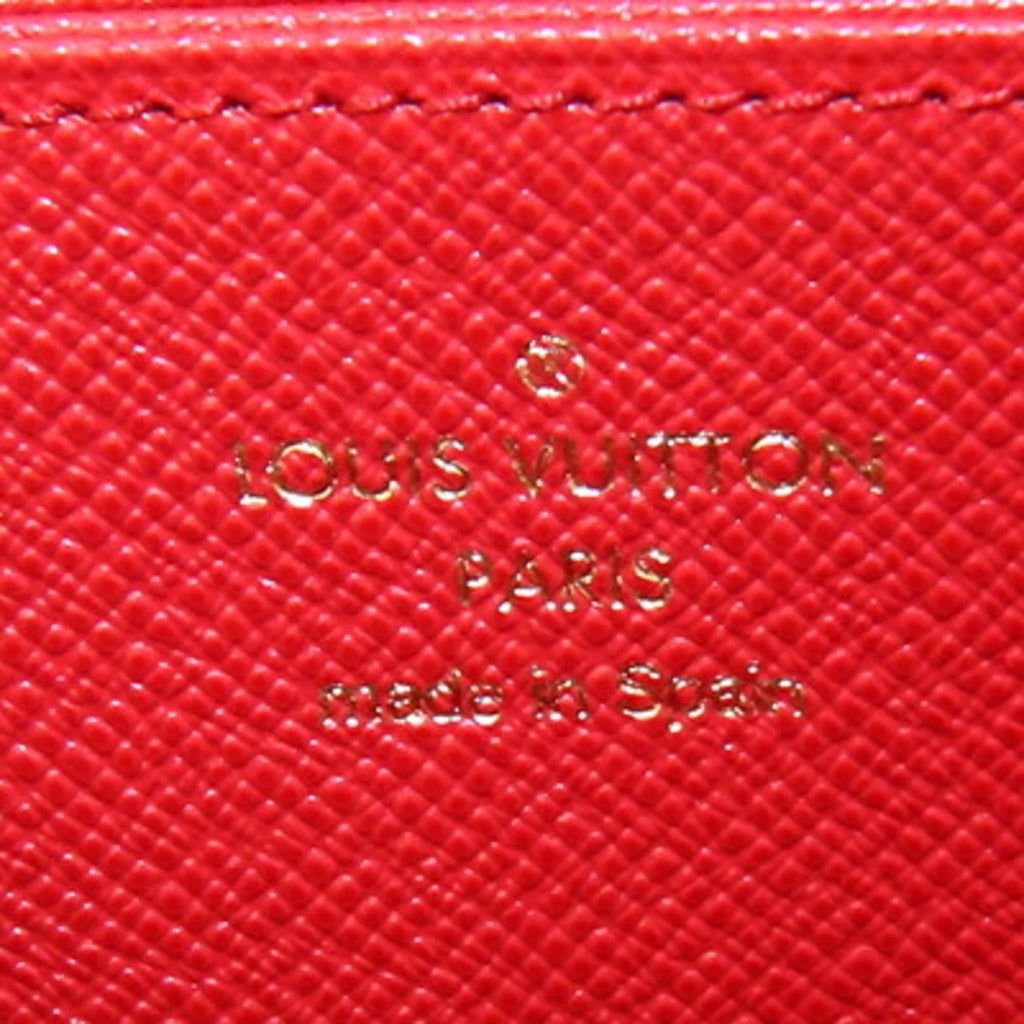 Louis Vuitton Blue Red Color Monogram Denim Long Wallet (Bi-Fold) (Pre-Owned)