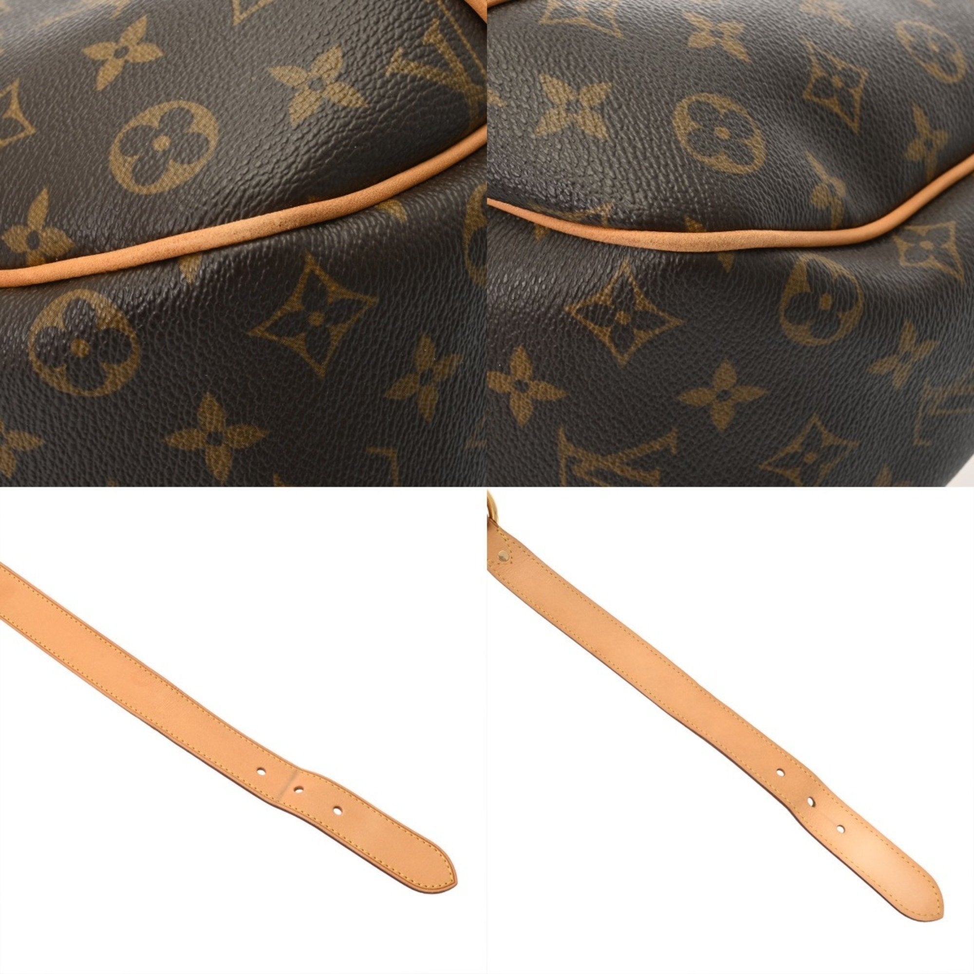 Louis Vuitton Brown Monogram Canvas Shoulder Bag (Pre-Owned)