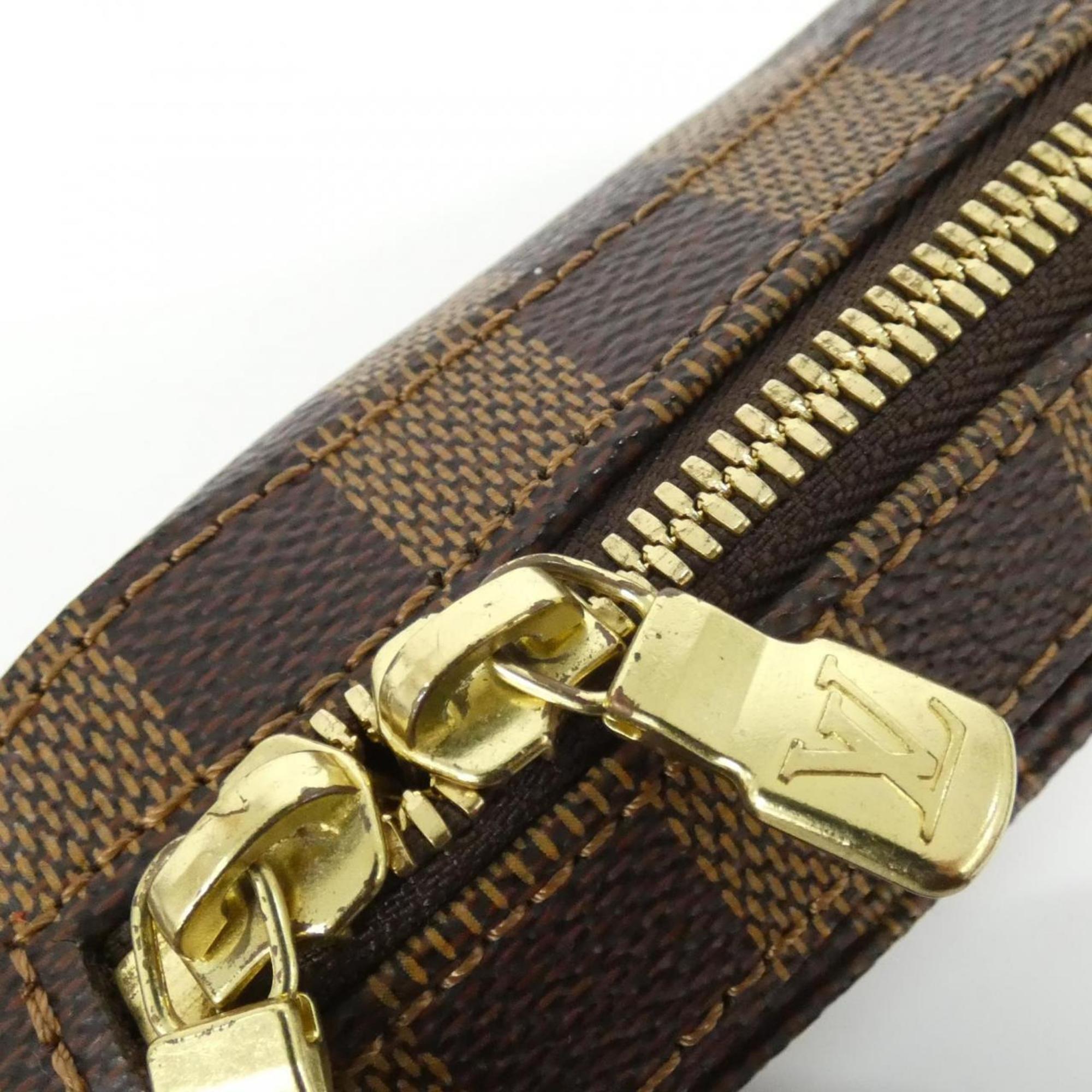 Louis Vuitton Brown Coated Canvas Shoulder Bag (Pre-Owned)