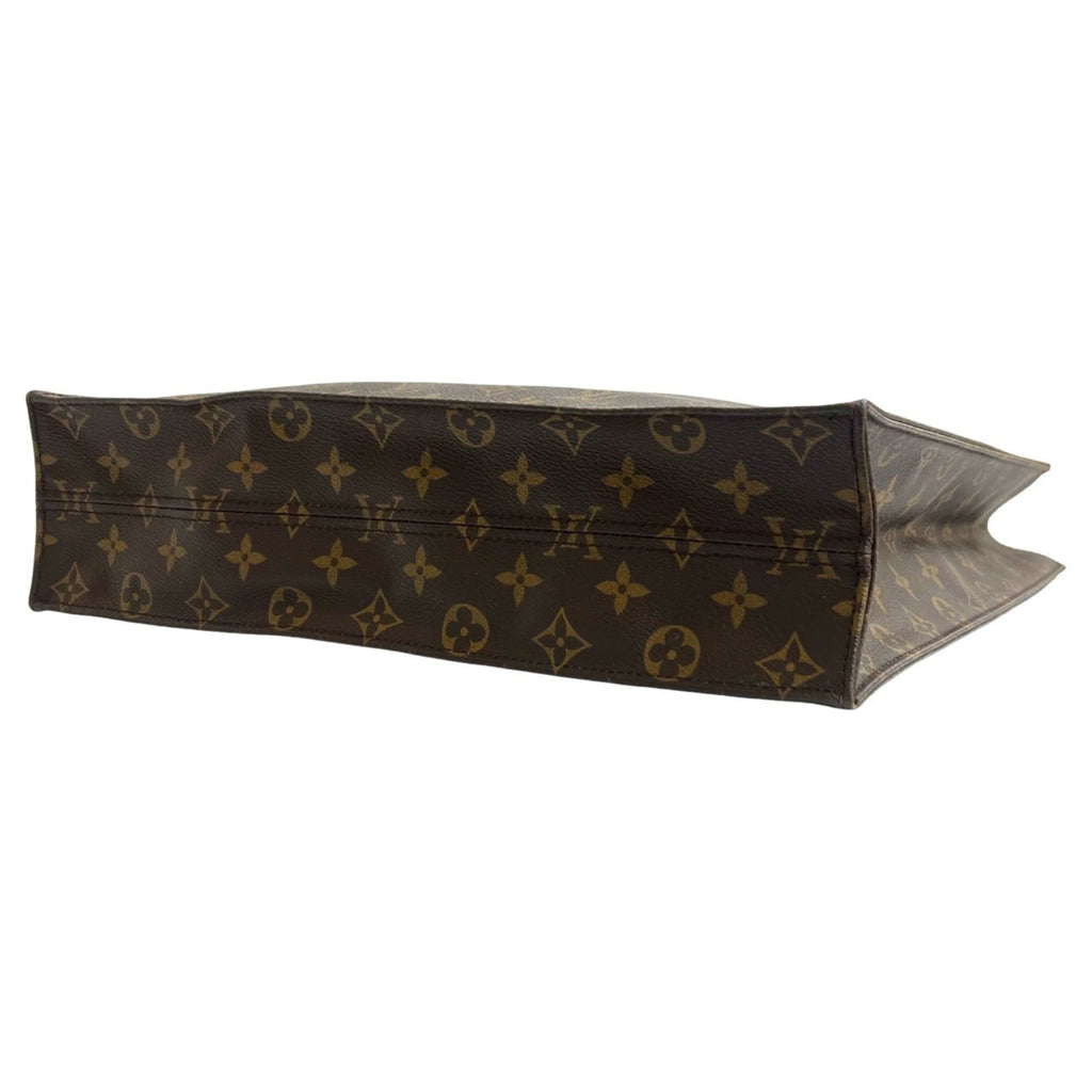 Louis Vuitton Brown Leather Pvc Handbag Tote Bag (Pre-Owned)