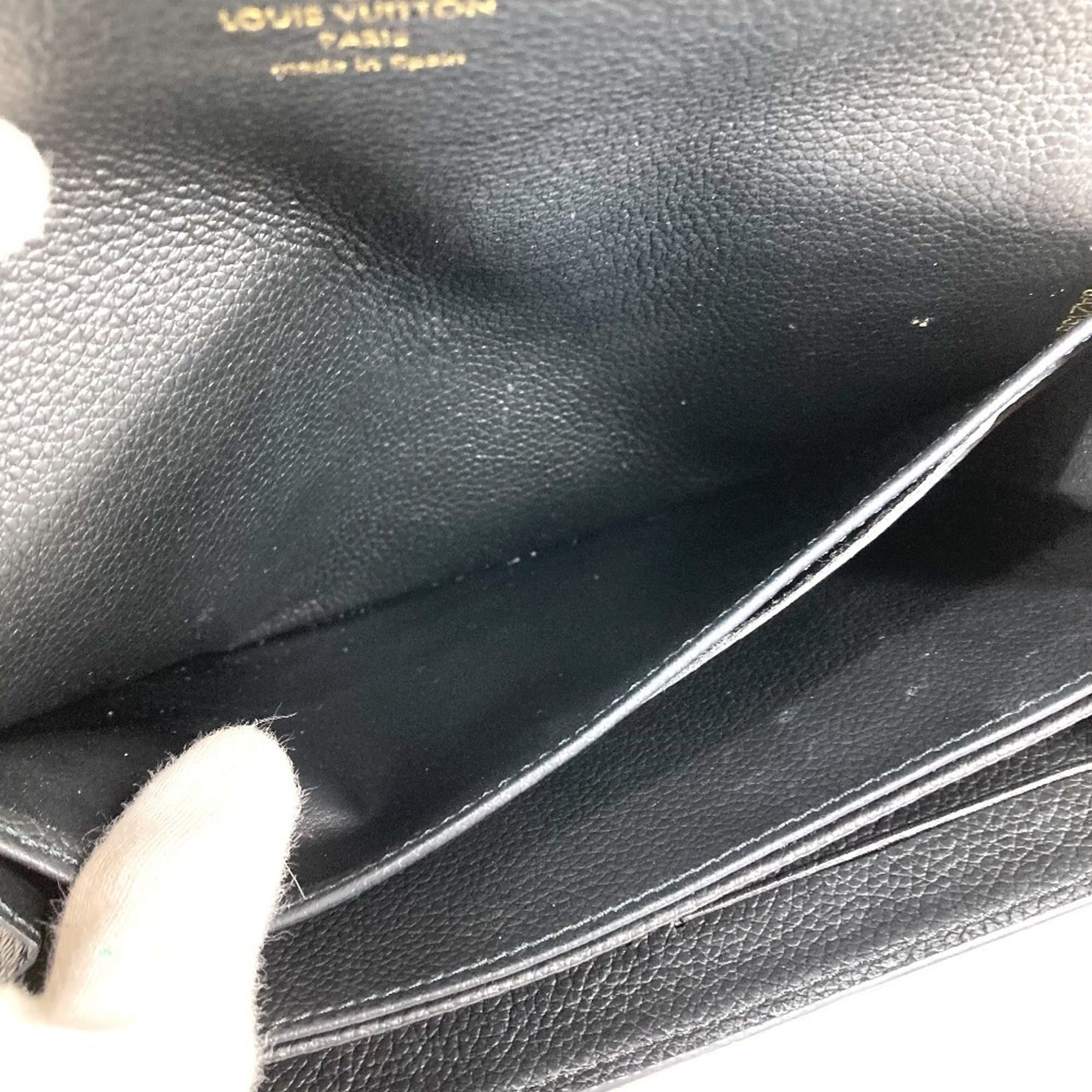 Louis Vuitton Monogram Empreinte Black Noir Monogram Empreinte Long Wallet (Bi-Fold) (Pre-Owned)