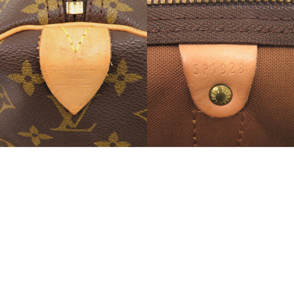 Louis Vuitton Brown Monogram Canvas Boston Bag (Pre-Owned)