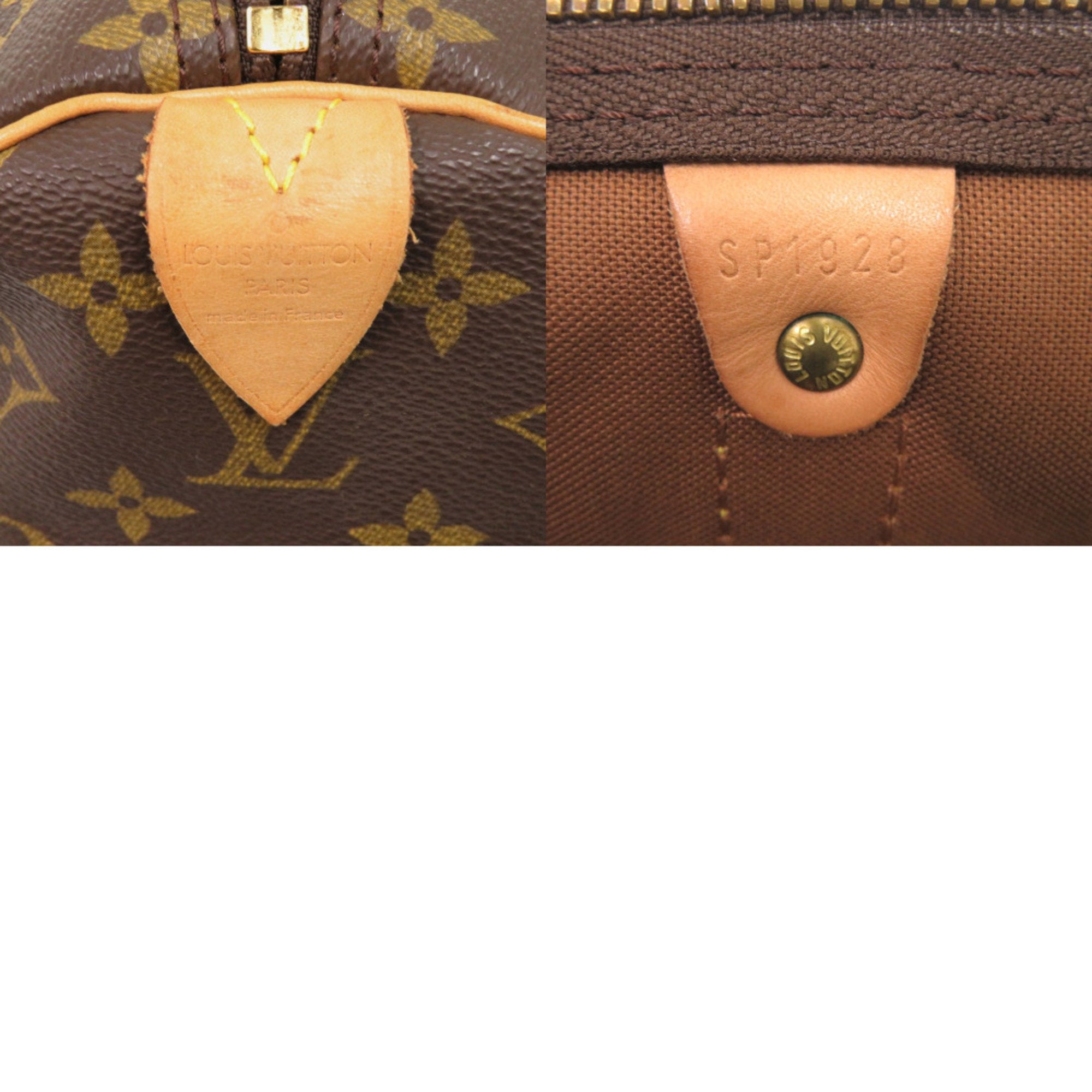 Louis Vuitton Brown Monogram Canvas Boston Bag (Pre-Owned)