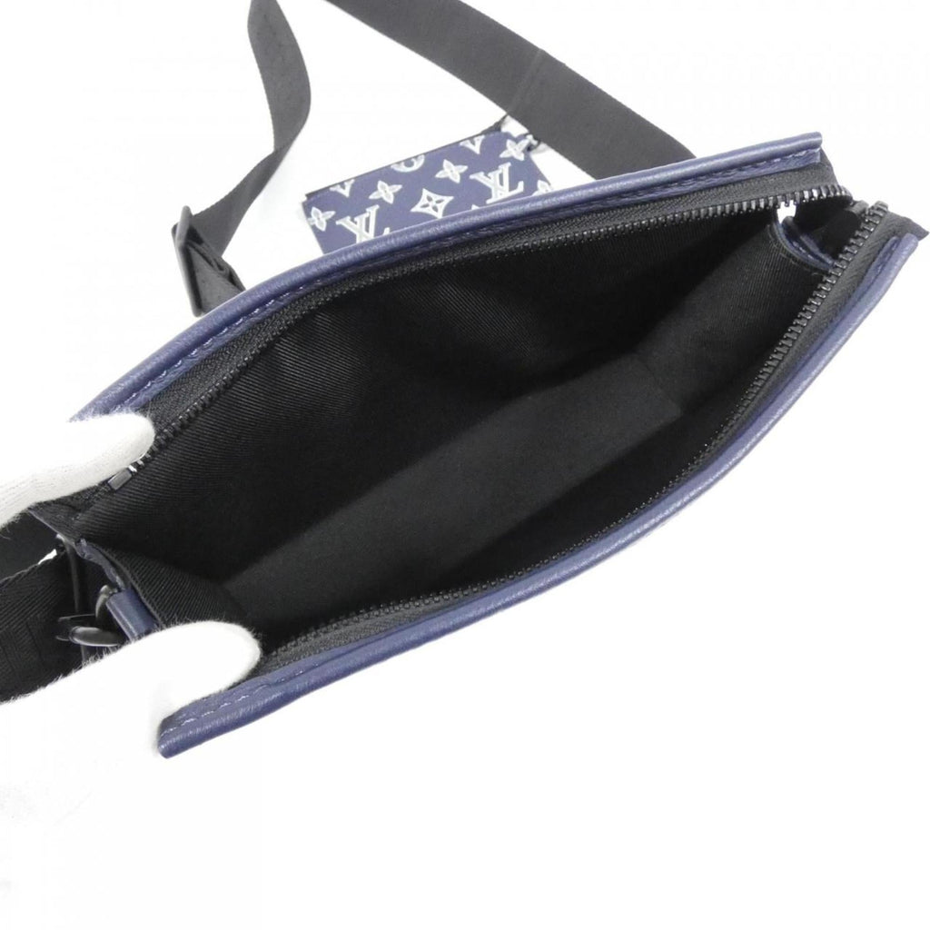 Louis Vuitton Ancre Blue Leather Shoulder Bag (Pre-Owned)