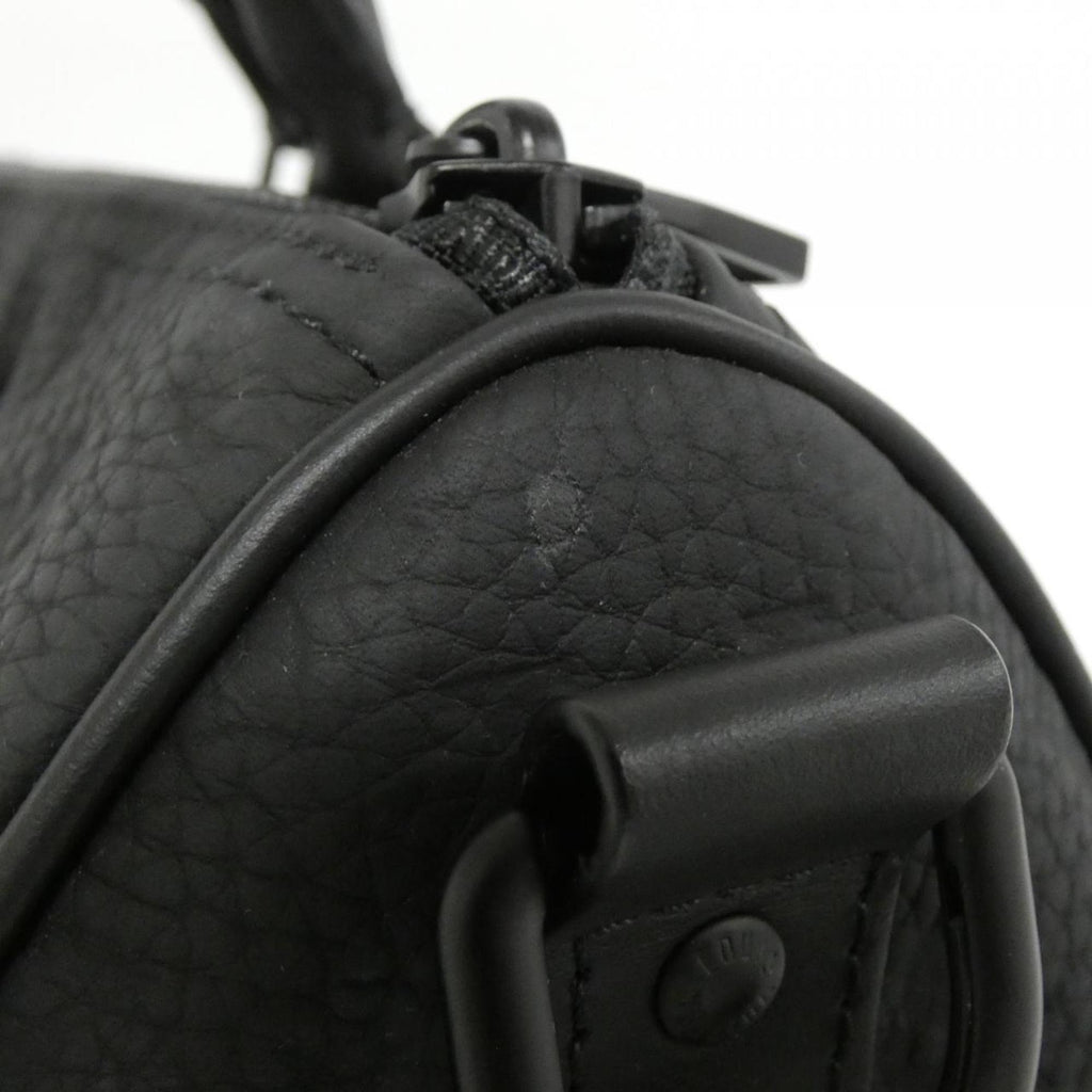 Louis Vuitton Black Leather Boston Bag (Pre-Owned)