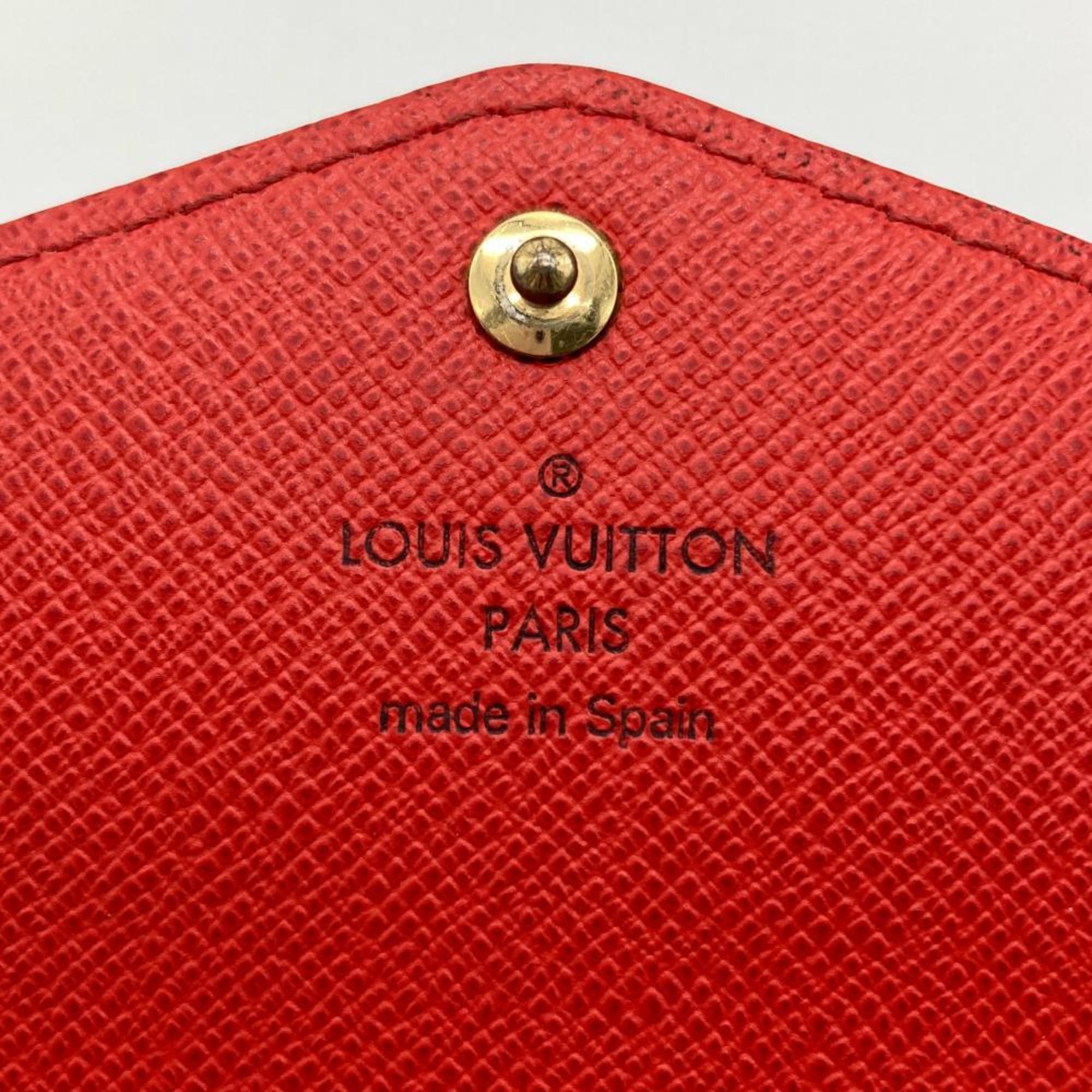 Louis Vuitton Brown Monogram Canvas Long Wallet (Tri-Fold) (Pre-Owned)