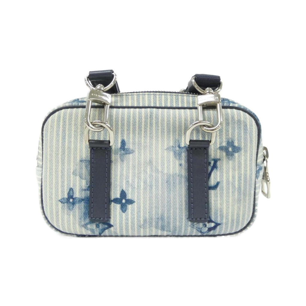 Louis Vuitton Monogram Watercolor Navy Canvas Pochette Shoulder Bag (Pre-Owned)
