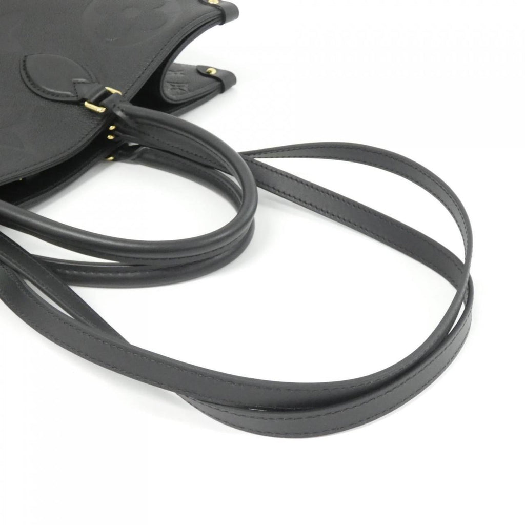 Louis Vuitton Black Leather Handbag (Pre-Owned)