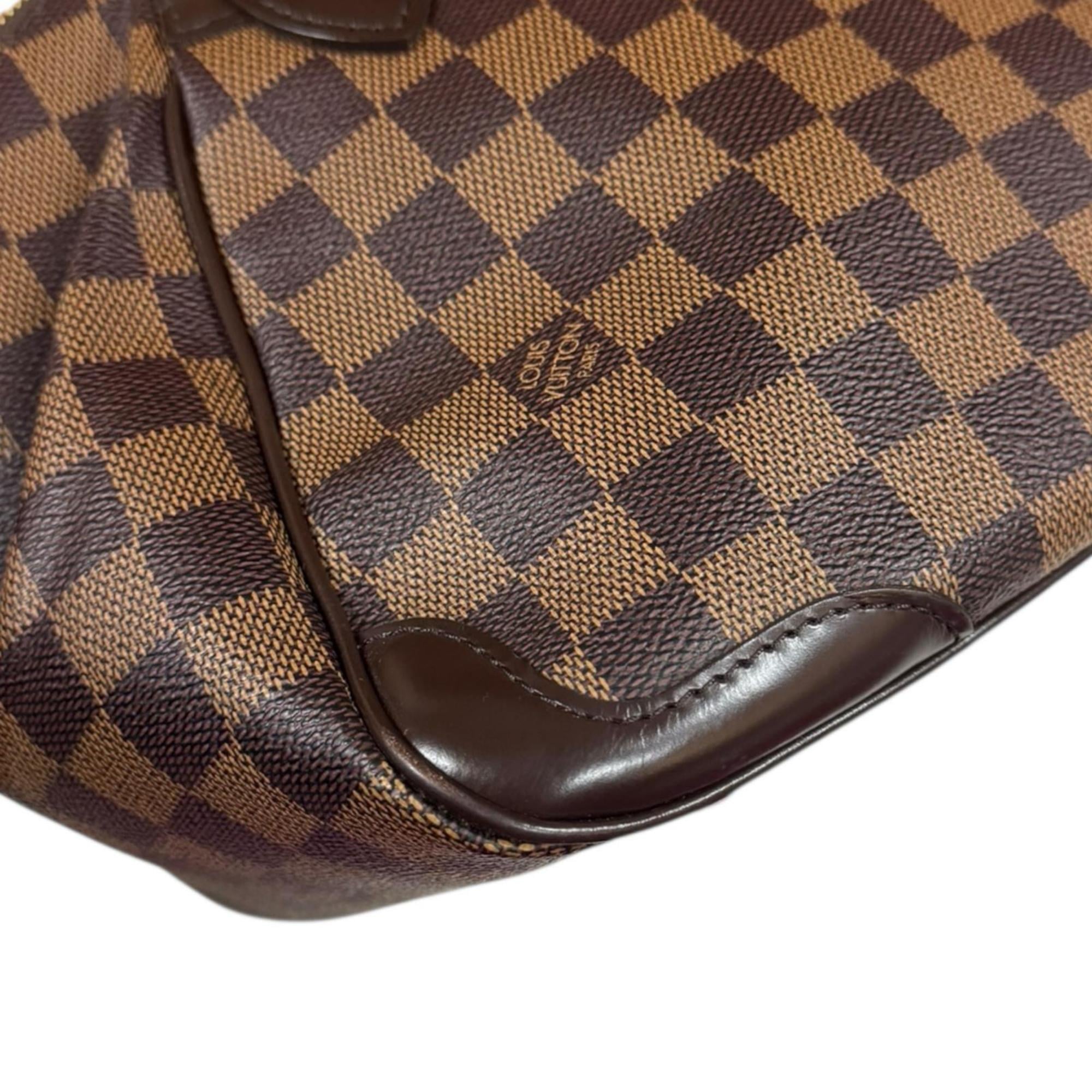 Louis Vuitton Brown Damier Canvas Handbag (Pre-Owned)