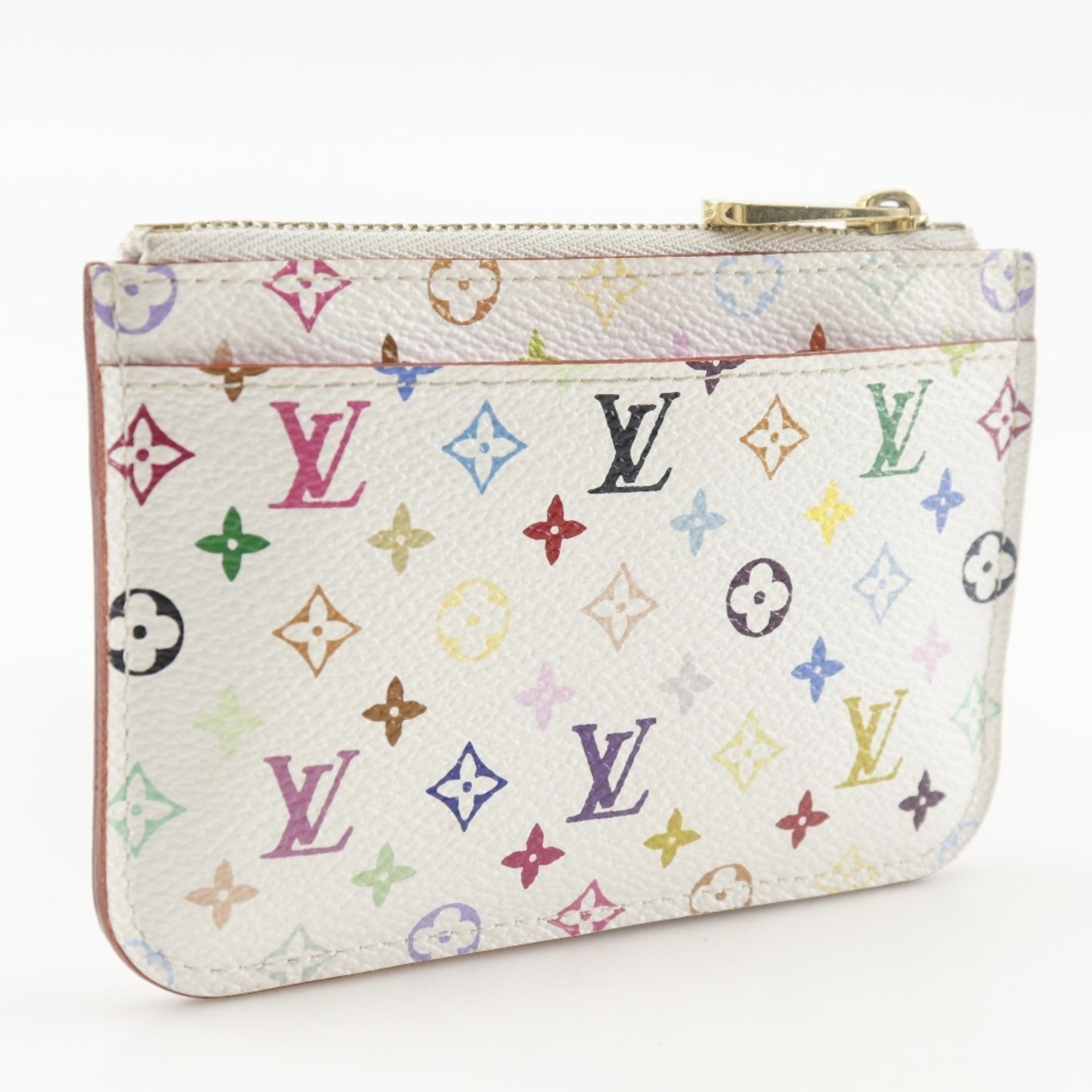 Louis Vuitton Multi-Color White Monogram Multicolore Pochette (Pre-Owned)