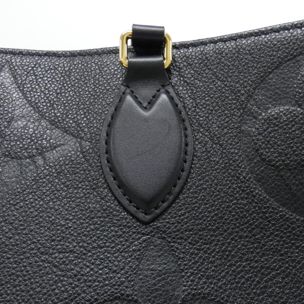 Louis Vuitton Black Leather Handbag (Pre-Owned)