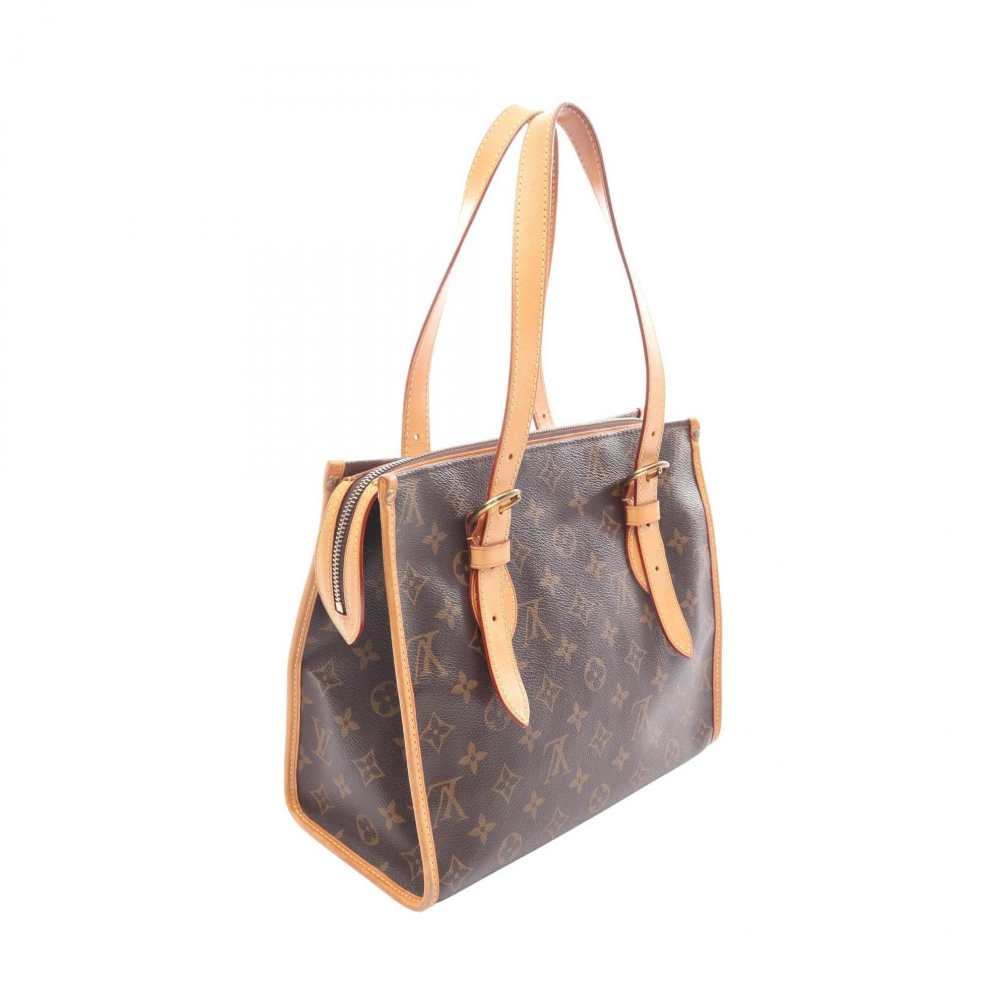 Louis Vuitton Brown Coated Canvas Pvc Monogram Leather Tote Bag (Pre-Owned)