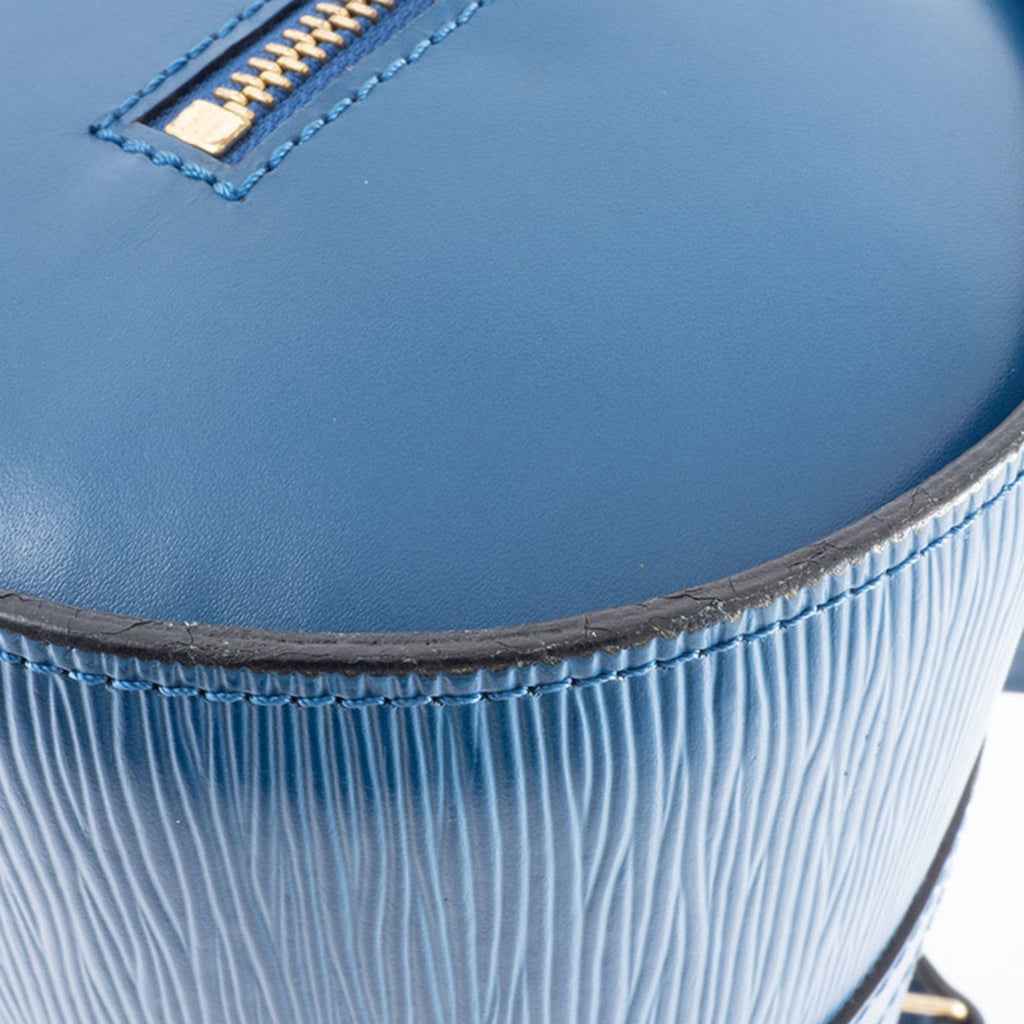 Louis Vuitton Epi Toledo Blue Epi Leather Handbag (Pre-Owned)