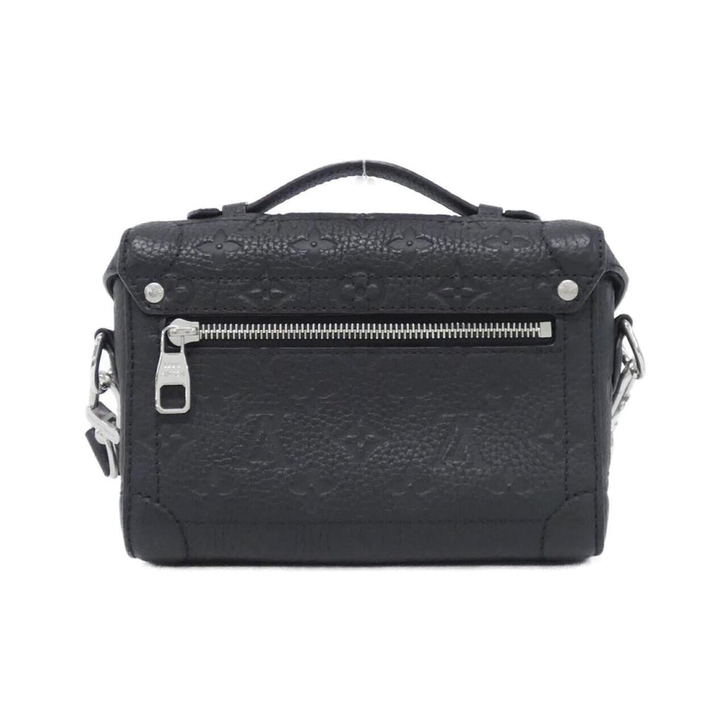 Louis Vuitton Black Leather Handbag (Pre-Owned)