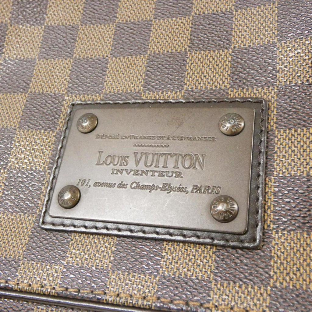 Louis Vuitton Ebene Coated Canvas Shoulder Bag (Pre-Owned)