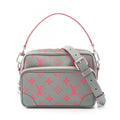 Louis Vuitton Gray Coated Canvas Leather Handbag (Pre-Owned)