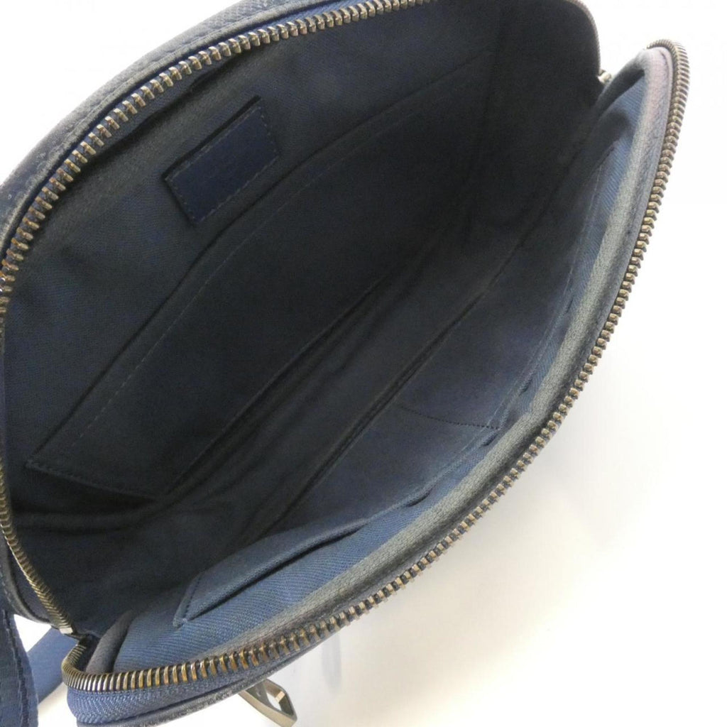 Louis Vuitton Matte Silver Leather Shoulder Bag (Pre-Owned)