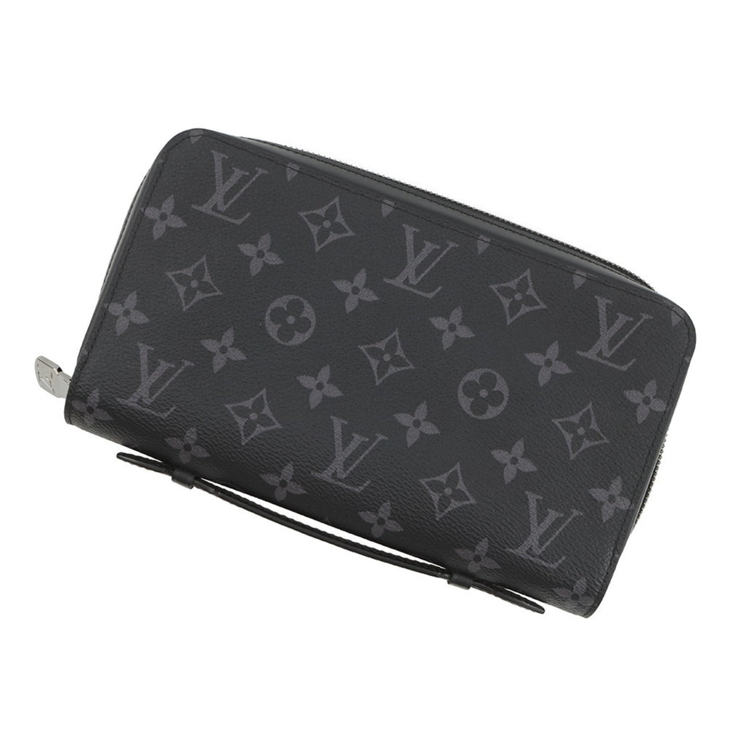 Louis Vuitton Noir Monogram Eclipse Long Wallet (Bi-Fold) (Pre-Owned)