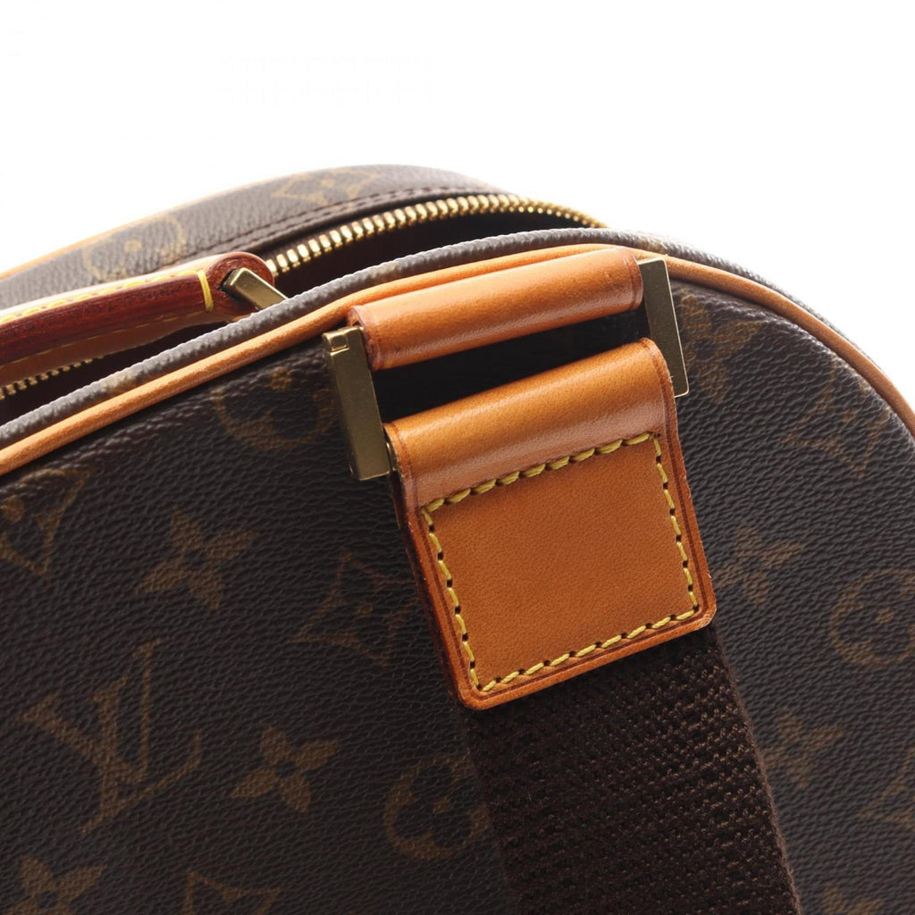 Louis Vuitton Monogram Brown Coated Canvas Leather Handbag (Pre-Owned)