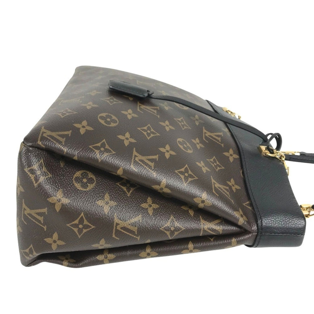 Louis Vuitton Black Brown Monogram Monogram Shoulder Bag Tote Bag (Pre-Owned)