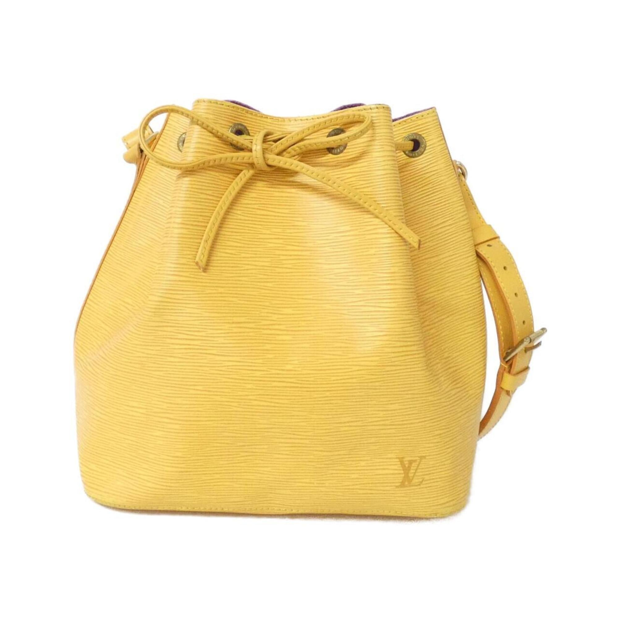 Louis Vuitton Epi Yellow Leather Shoulder Bag (Pre-Owned)