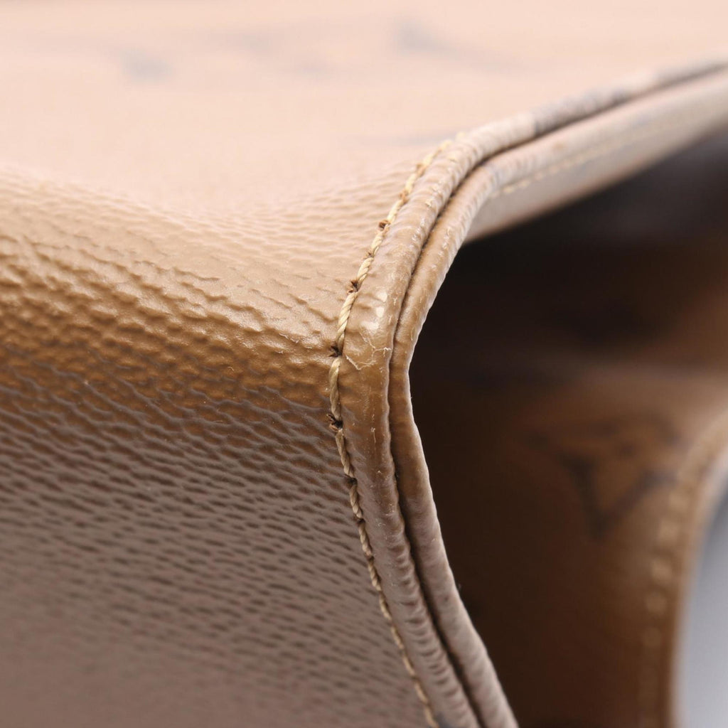 Louis Vuitton Beige Brown Monogram Monogram Reverse Monogram Monogram Reverse Tote Bag (Pre-Owned)