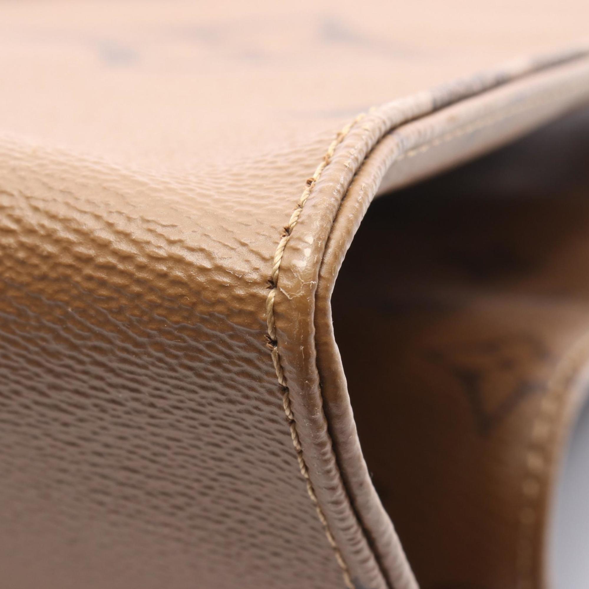 Louis Vuitton Beige Brown Monogram Monogram Reverse Monogram Monogram Reverse Tote Bag (Pre-Owned)