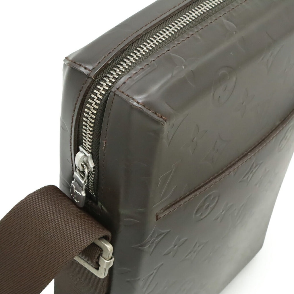 Louis Vuitton Coffee Monogram Leather Shoulder Bag (Pre-Owned)