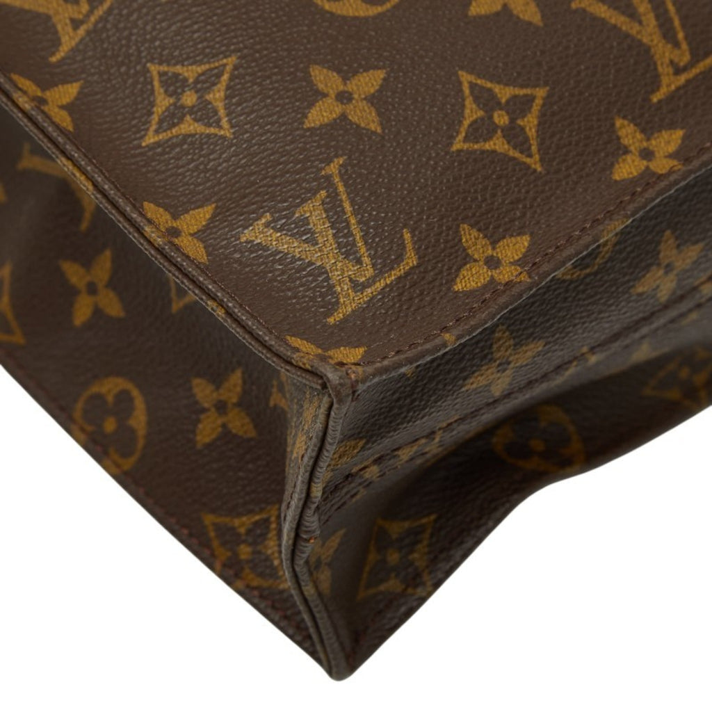 Louis Vuitton Brown Pvc Leather Handbag Tote Bag (Pre-Owned)