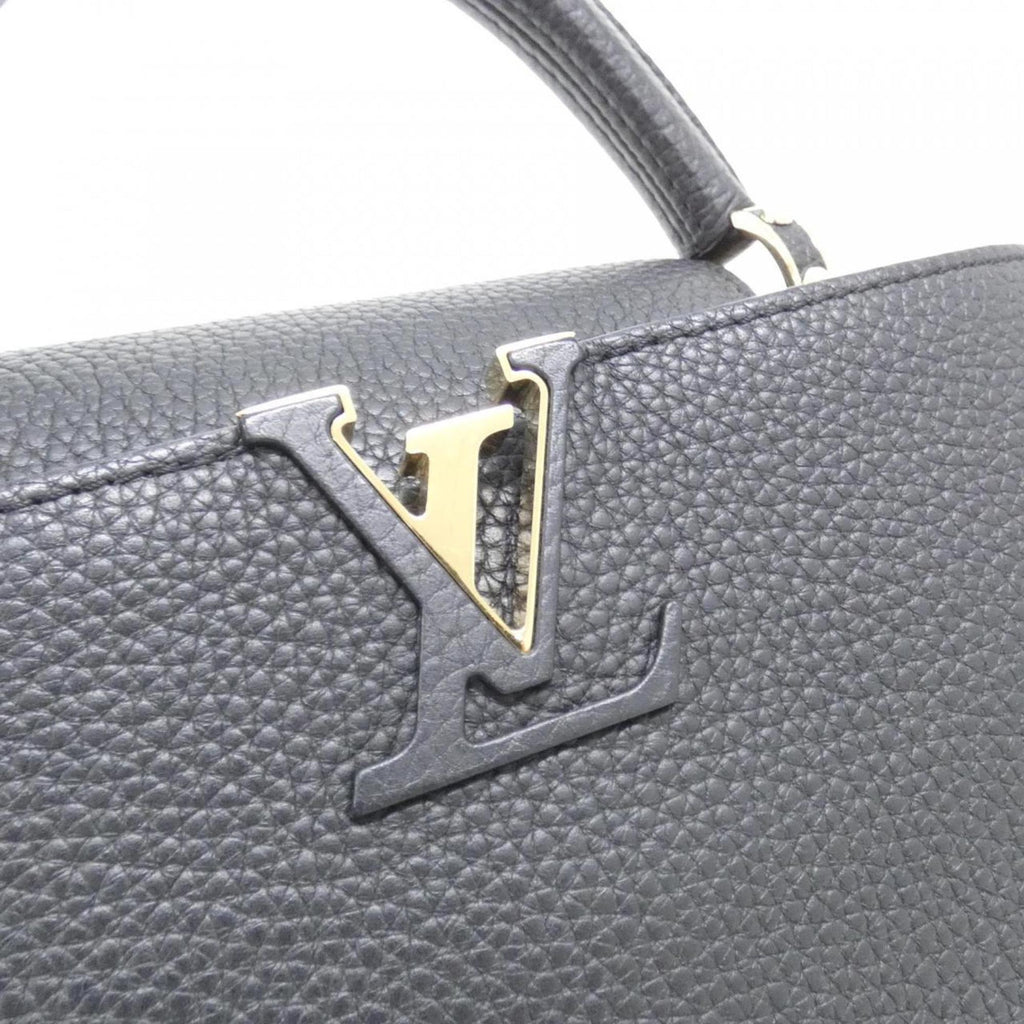 Louis Vuitton Taurillon Black Leather Handbag (Pre-Owned)