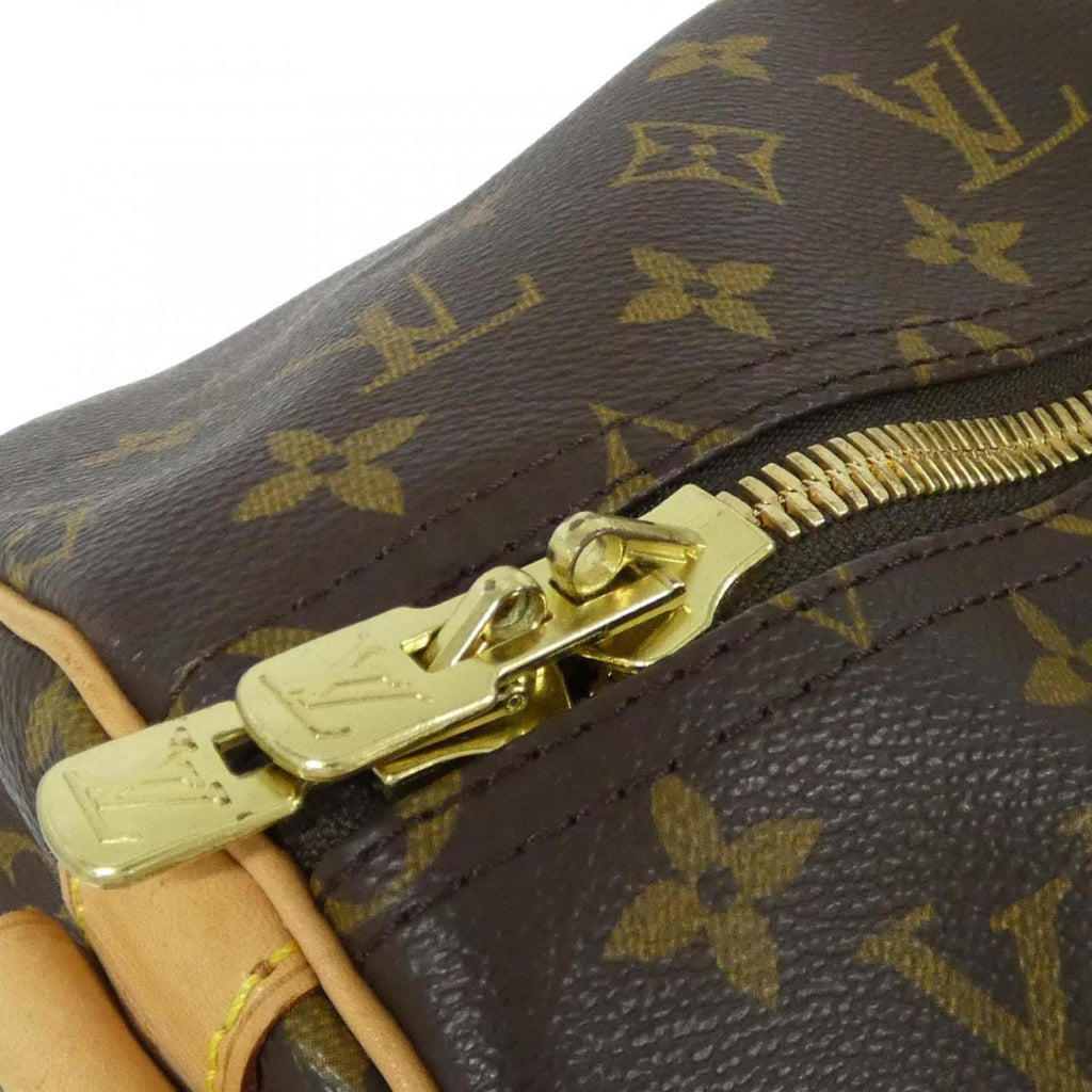 Louis Vuitton Marron Coated Canvas Boston Bag (Pre-Owned)