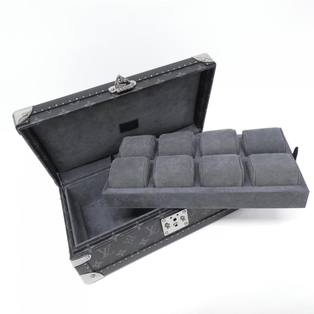 Louis Vuitton Black Coated Canvas Attaché Case (Pre-Owned)