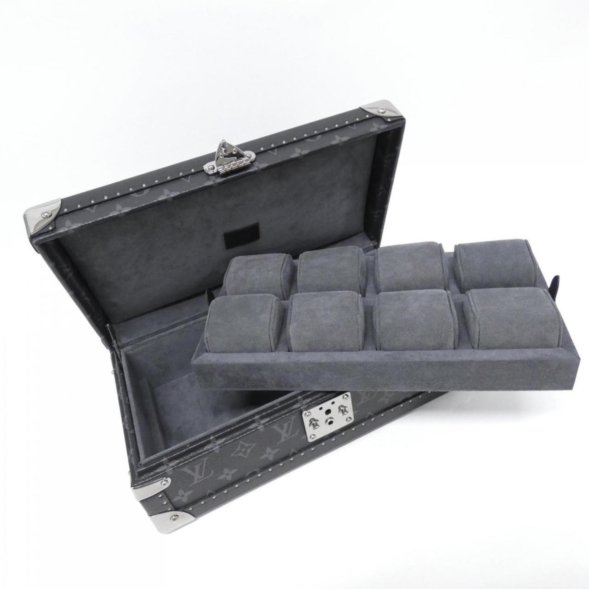 Louis Vuitton Black Coated Canvas Attaché Case (Pre-Owned)