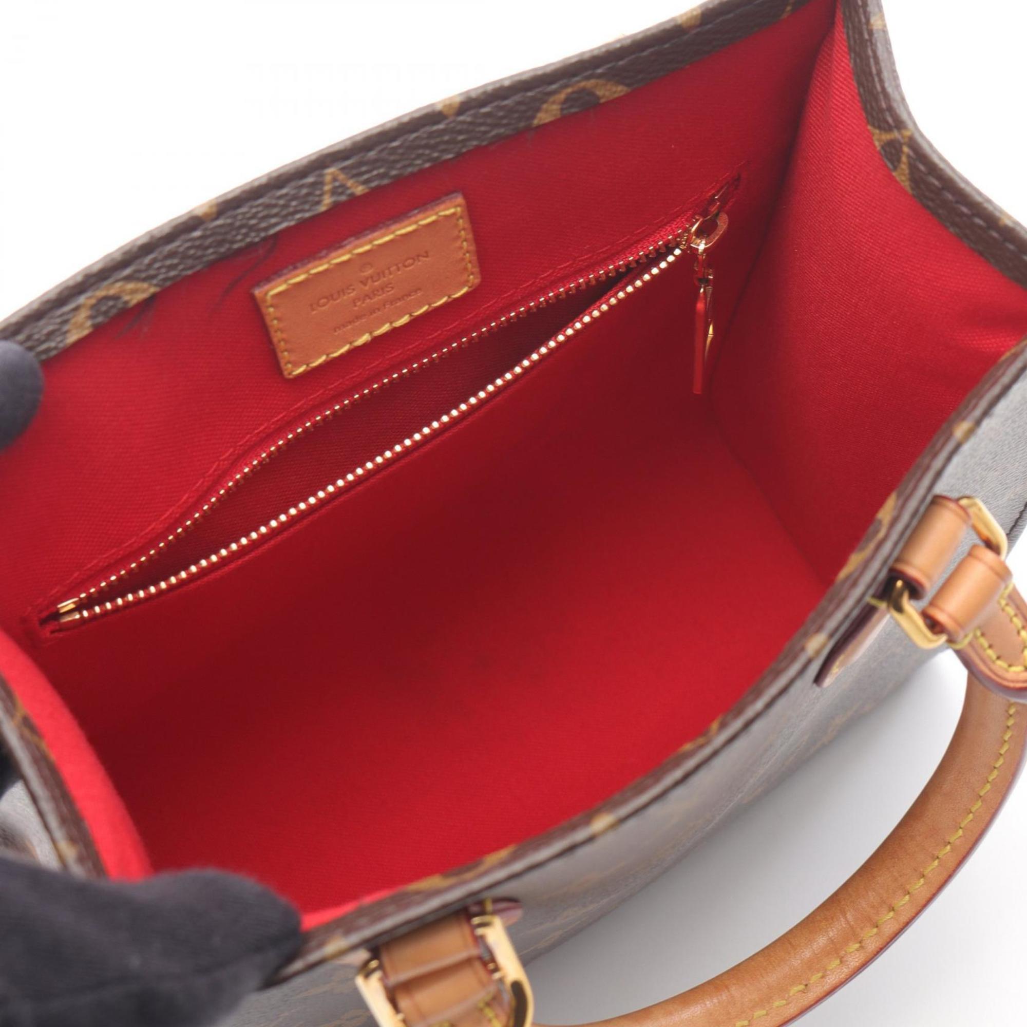 Louis Vuitton Brown Monogram Monogram Leather Handbag (Pre-Owned)