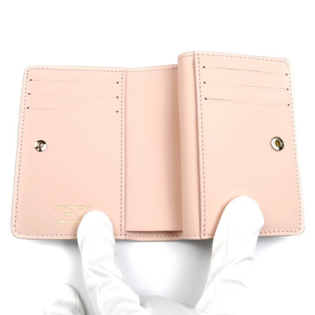Louis Vuitton Grayish Pink Mahina Leather Wallet (Bi-Fold) (Pre-Owned)
