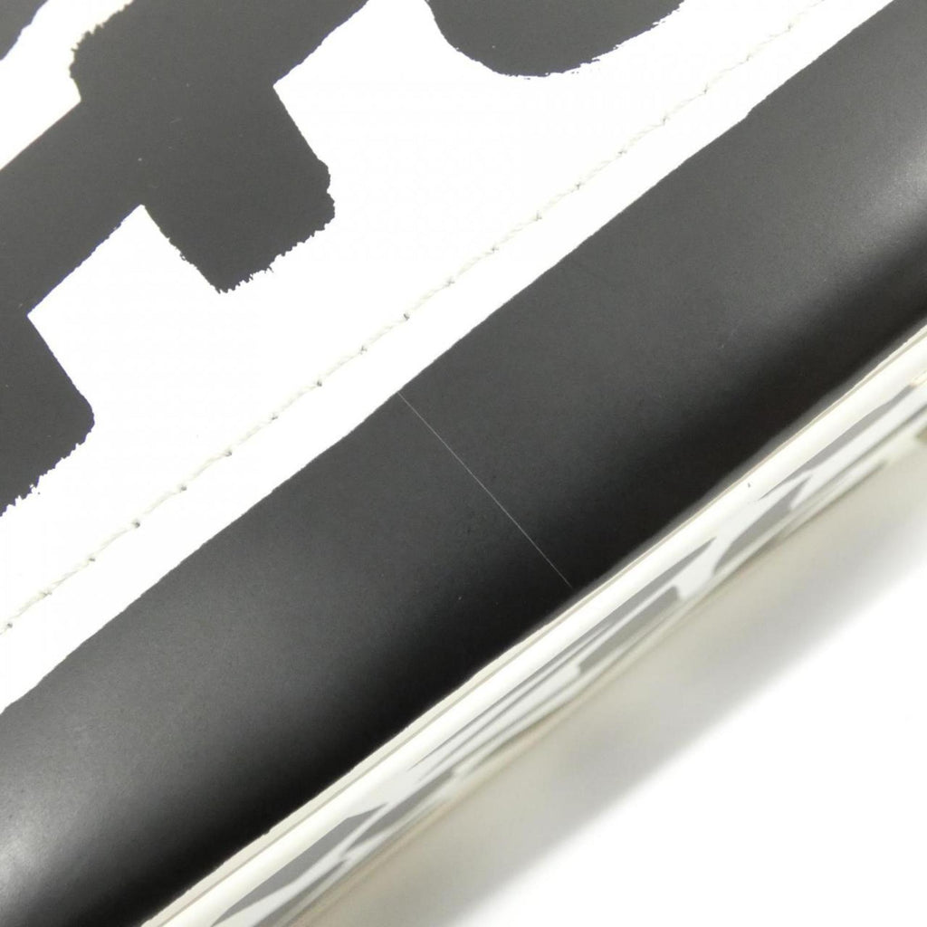 Louis Vuitton Black White Coated Canvas Handbag (Pre-Owned)