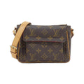 Louis Vuitton Marron Coated Canvas Shoulder Bag (Pre-Owned)