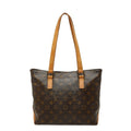Louis Vuitton Brown Pvc Leather Shoulder Bag Tote Bag (Pre-Owned)