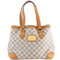 Louis Vuitton Beige Ivory White Canvas Damier Azur Handbag (Pre-Owned)