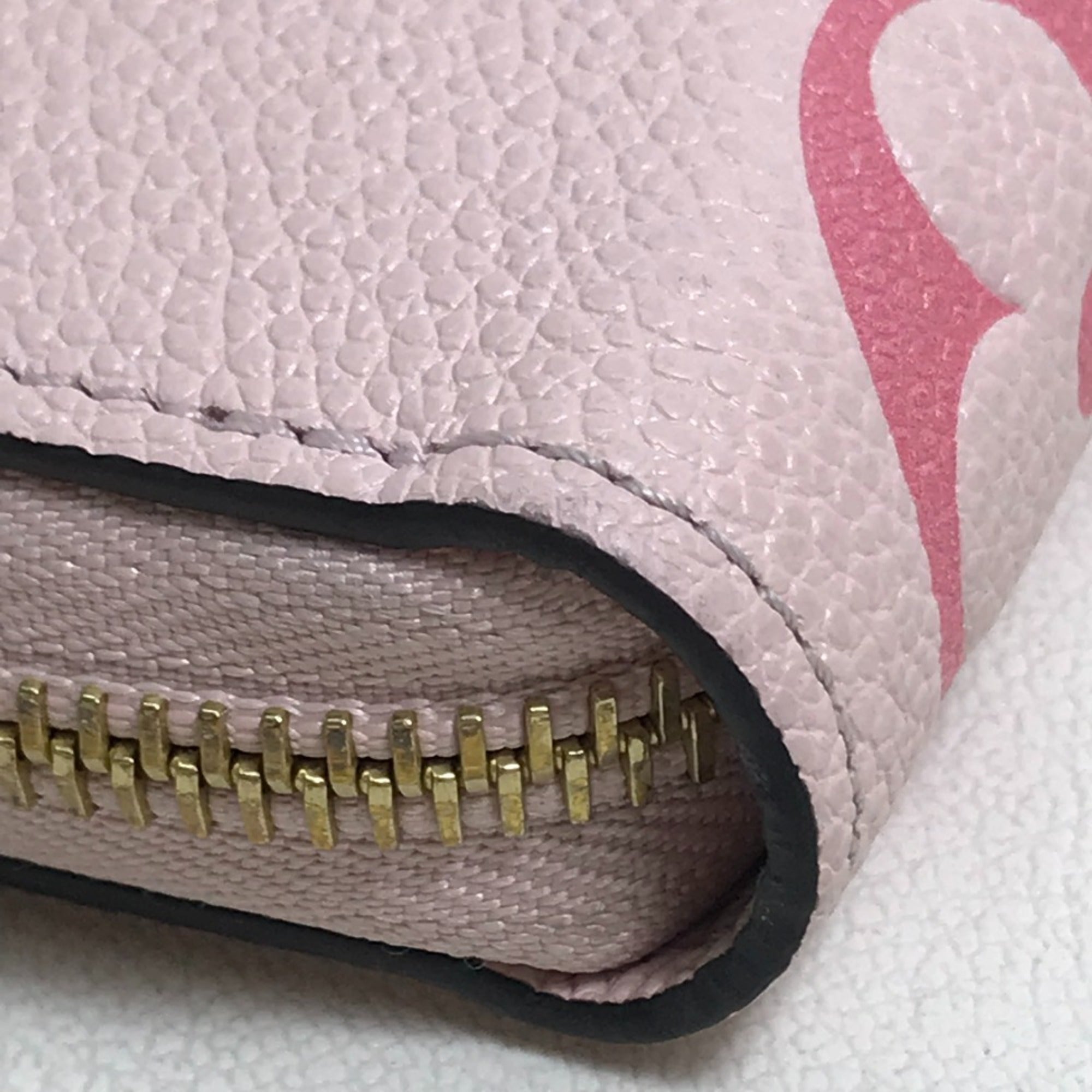 Louis Vuitton Monogram Empreinte Pink Monogram Empreinte Long Wallet (Bi-Fold) (Pre-Owned)