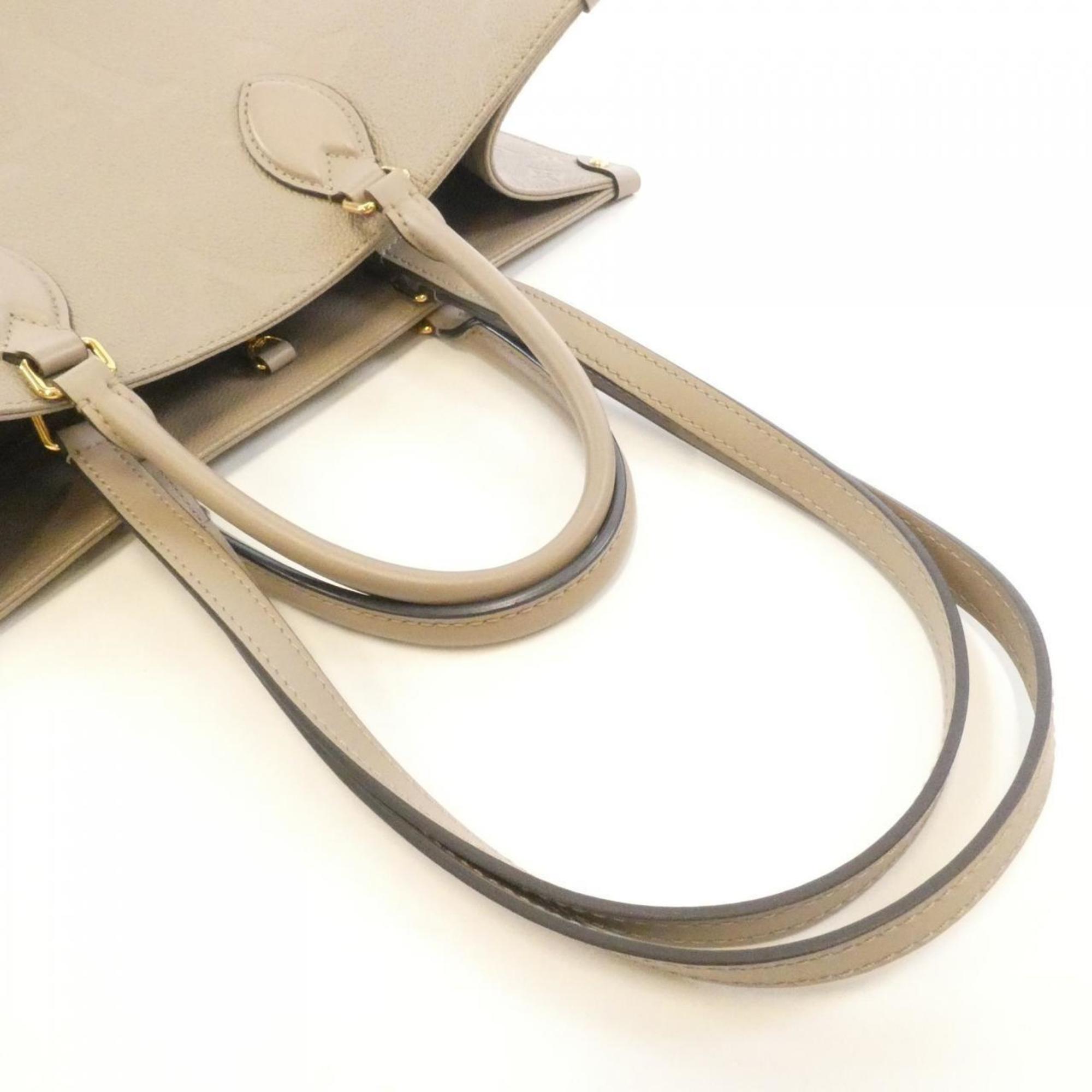 Louis Vuitton Beige Tourterelle Leather Handbag (Pre-Owned)